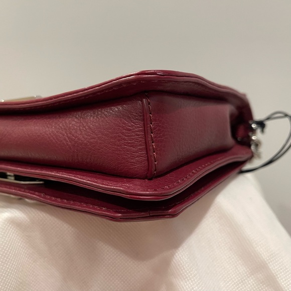 Rebecca Minkoff quilted Love cross body in pinot noir - Picture 8 of 11